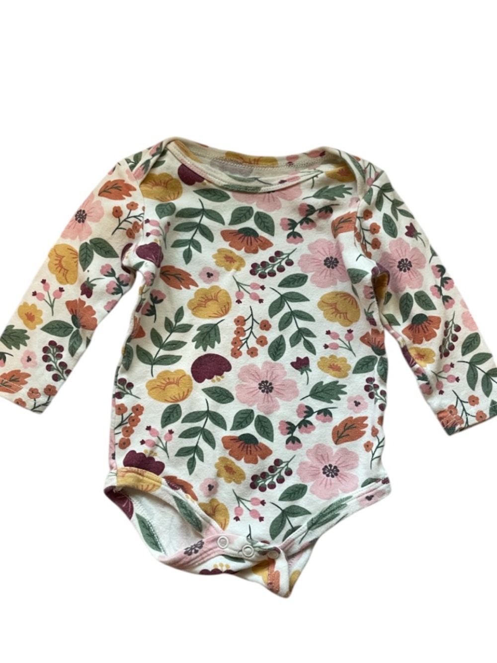HB 6-9M Baby Floral Cotton Onesie